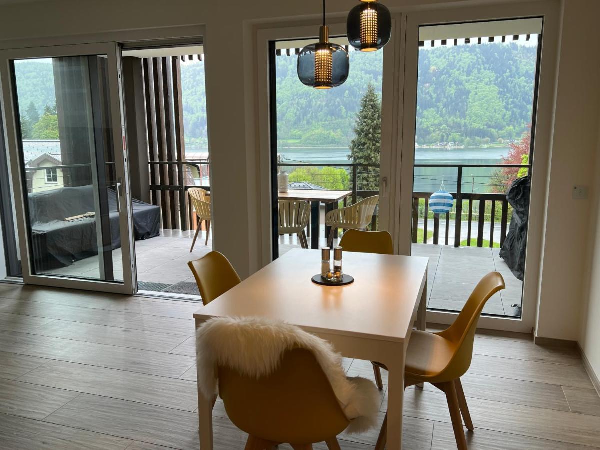 Ferienwohnung Mit Seeblick - Ossiacher See Gerlitzen Sattendorf Exteriör bild