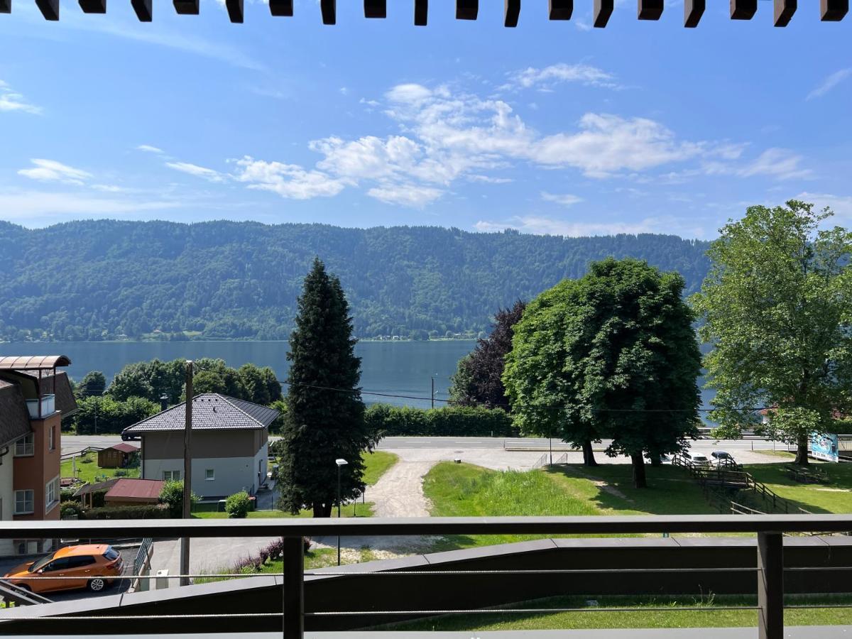 Ferienwohnung Mit Seeblick - Ossiacher See Gerlitzen Sattendorf Exteriör bild